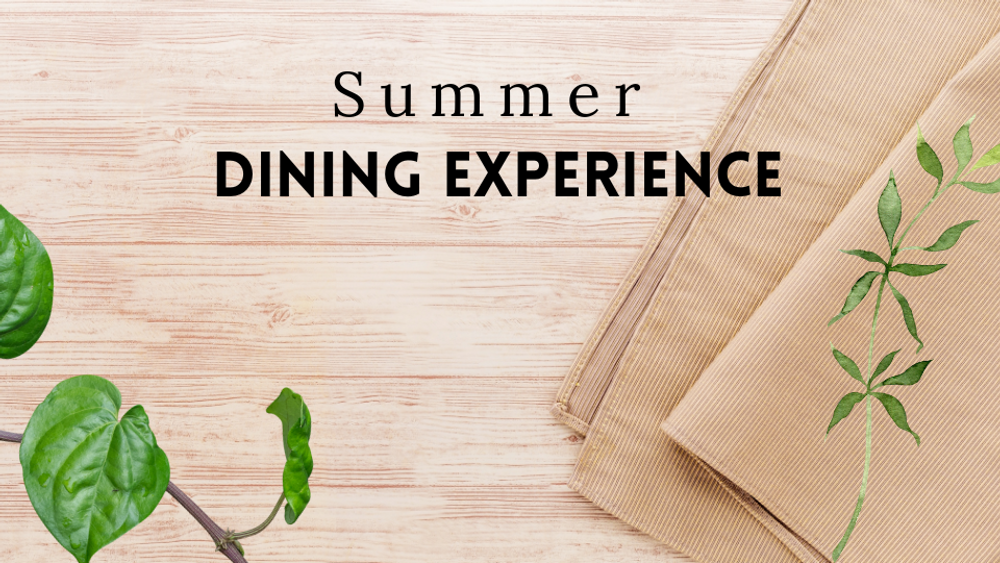 Elevate Your Summer Dining Experience with Botanical Prints and Greenery-Inspired Table Linens