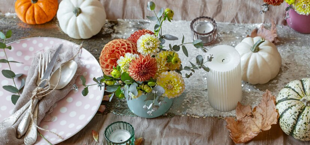 Seven Thanksgiving Table Décor Ideas in 2022- TableLinensforLess