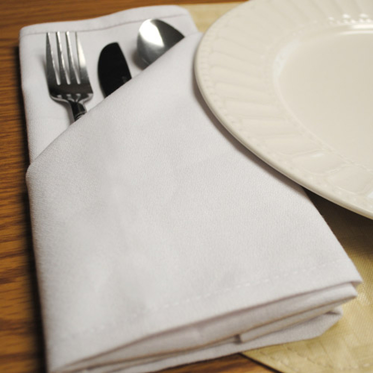 Momie Poly Cotton Blend Cloth Napkins in Bulk - TableLinesforLess