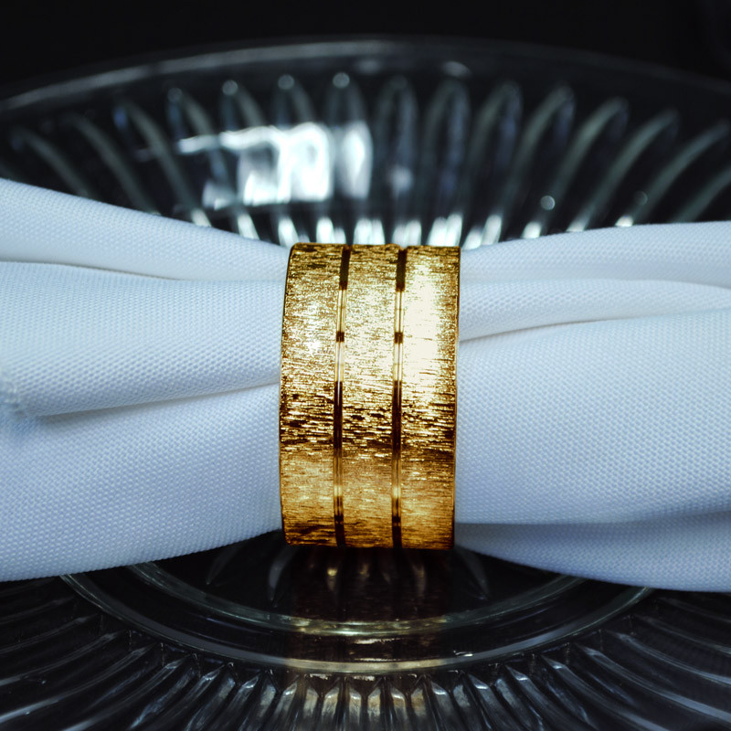 Engraved Napkin Rings Gold Metal Napkin Rings