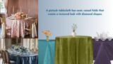 How to Style Your Table with Pintuck Taffeta: Tips for Runners, Skirts, and Tablecloths