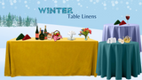 Stay Warm and Festive: Choosing the Right Fabrics for Winter Table Linens