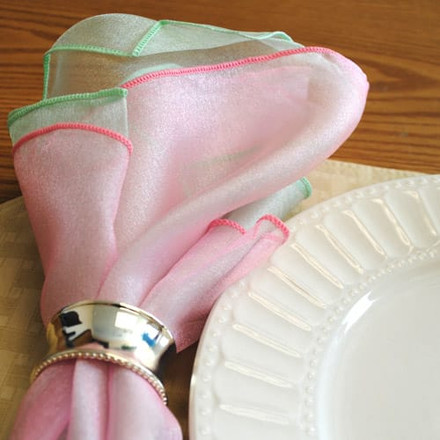 Sparkle Organza Cloth Napkins