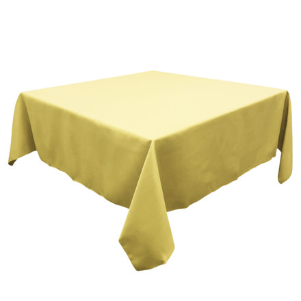 Butter 54 in. Square SimplyPoly Tablecloths