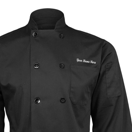 Custom Chef Coat with Your Text and Custom Logo