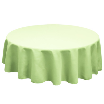 Mint Round SimplyPoly Tablecloths, Size 84 in.