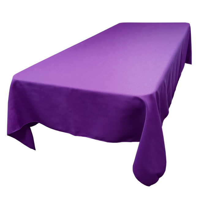 Purple 60 x 120 in. Rectangular SimplyPoly Tablecloths