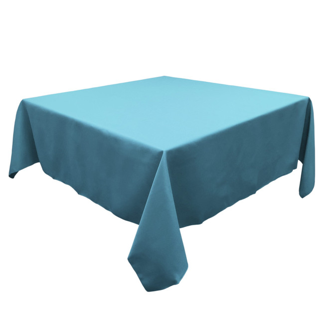 Sky Blue 60 in. Square SimplyPoly Tablecloths