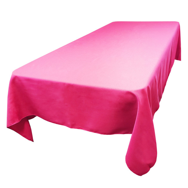 Fuchsia Rectangular SimplyPoly Tablecloths, Size 60 x 108 in.