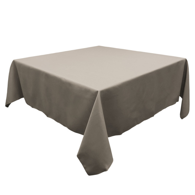 Charcoal Square SimplyPoly Tablecloths, Size 60 in.