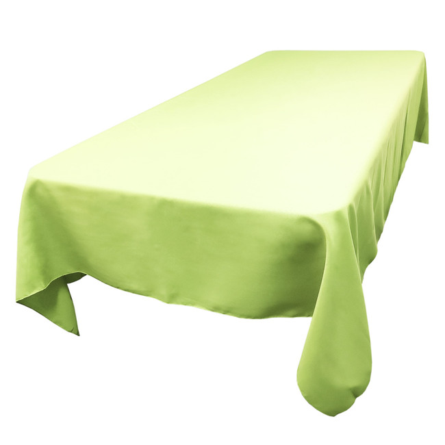 Sage Rectangular SimplyPoly Tablecloths, Size 72 x 108 in.