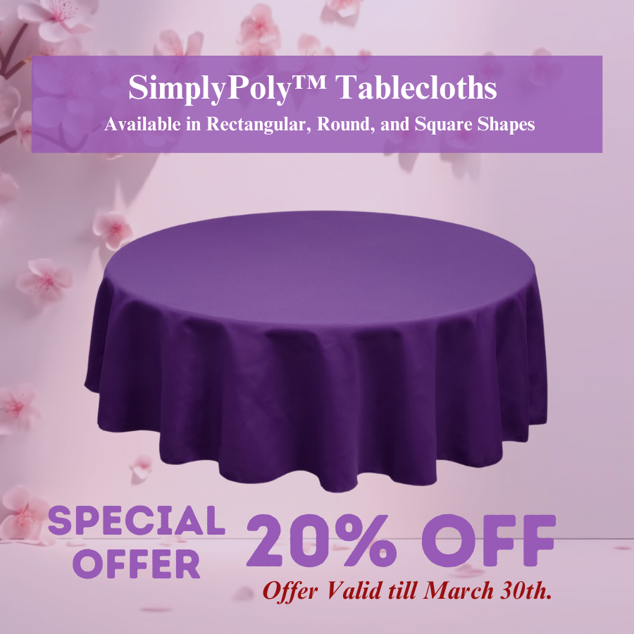 SimplyPoly Tablecloths