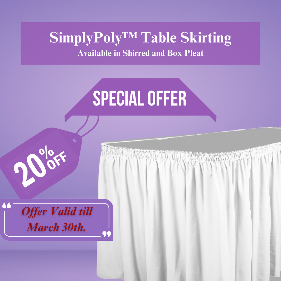 SimplyPoly Table Skirt