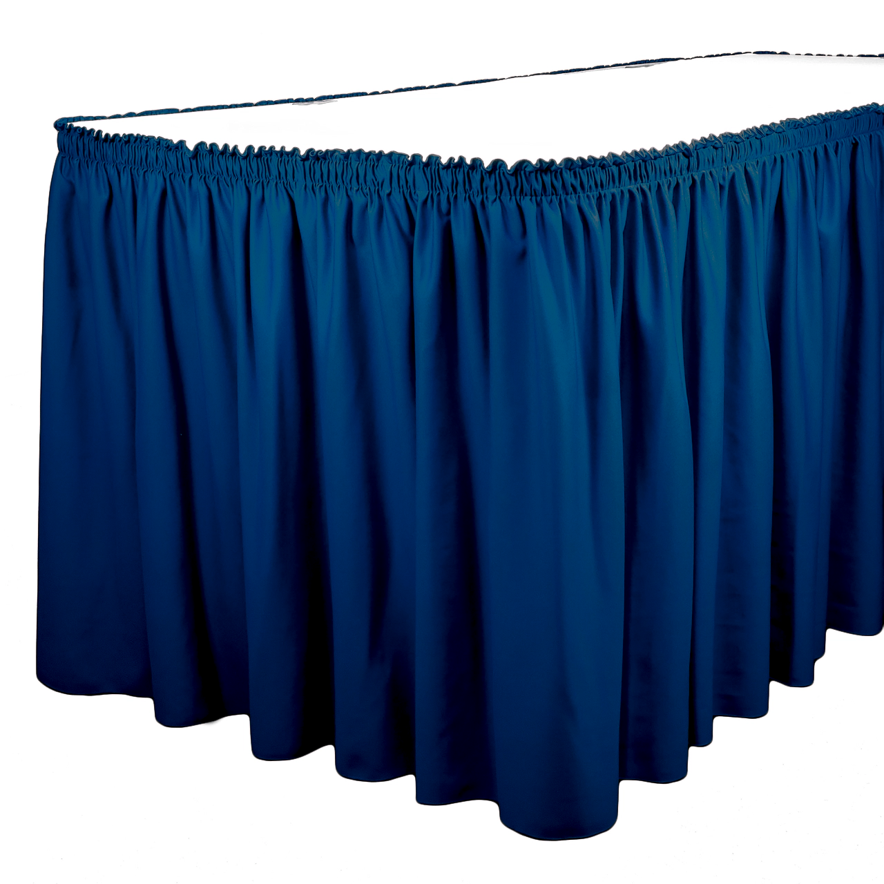 Standard Shirred Pleat Table Skirting - Clearance Standard Shirred Pleat Table Skirting - Clearance