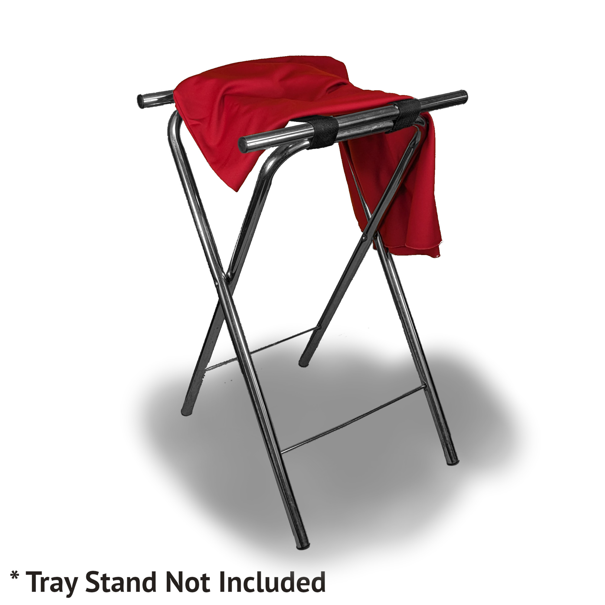 Red Tray Stand Cover Red Tray Stand Cover