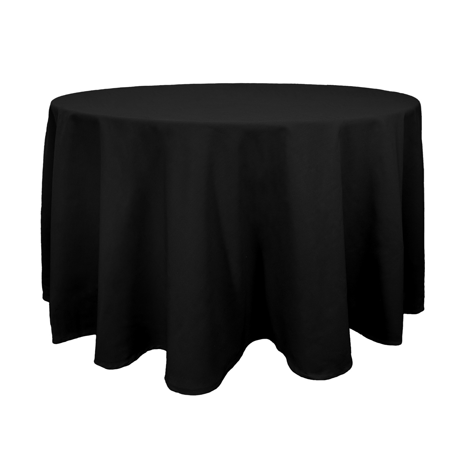Round MJS Spun Poly Overstock Hemmed Murata Tablecloths