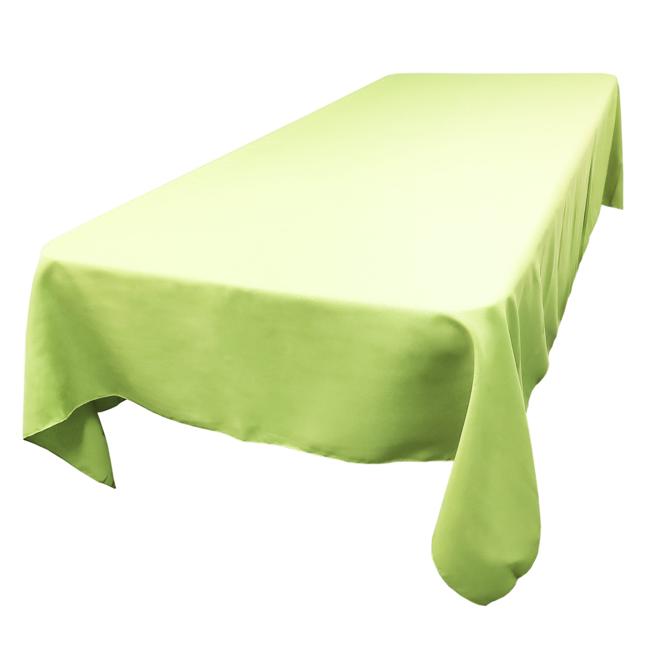 Sage Rectangular SimplyPoly Tablecloths, Size 72 x 120 in.