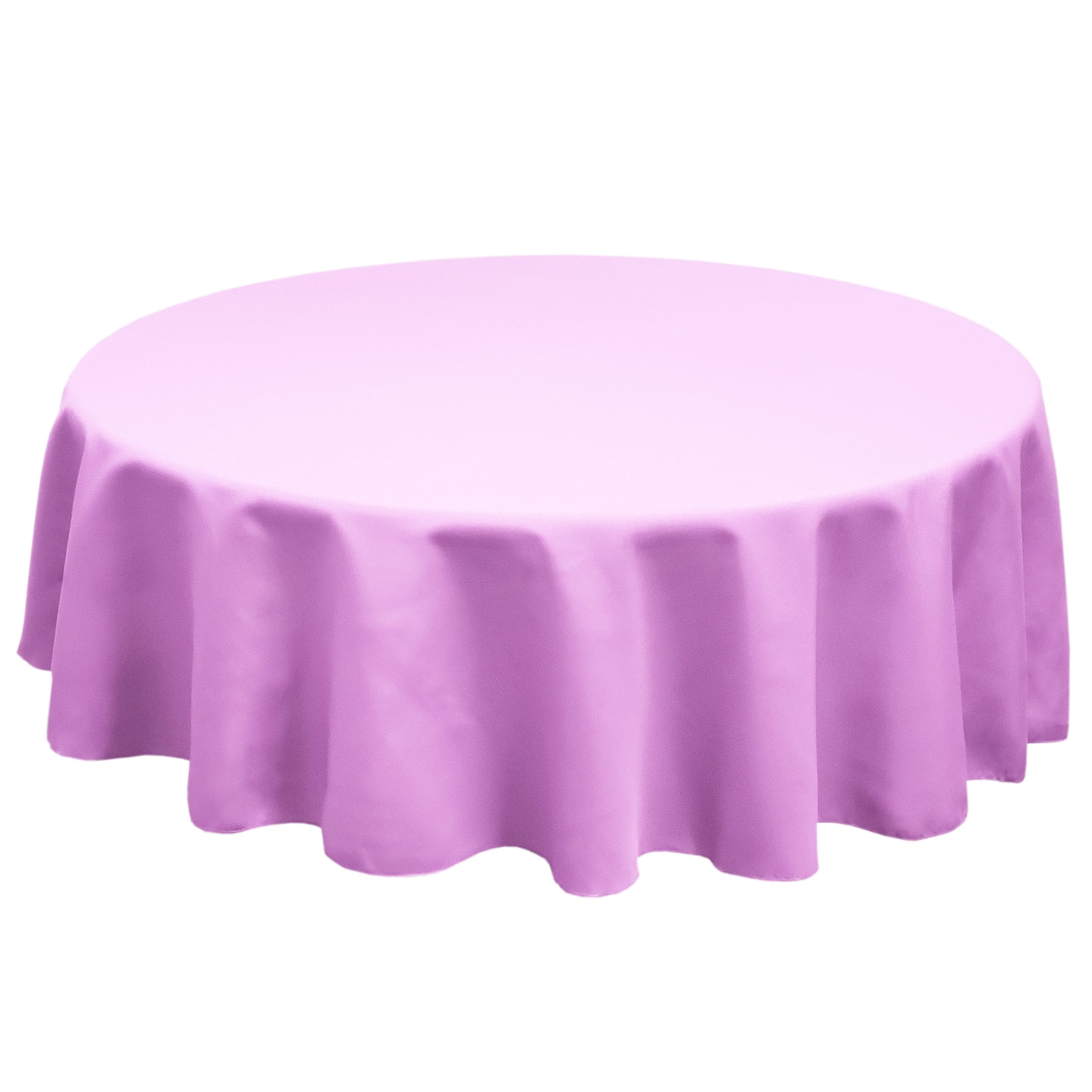 Lavender Round SimplyPoly Tablecloths, Size 90 in.