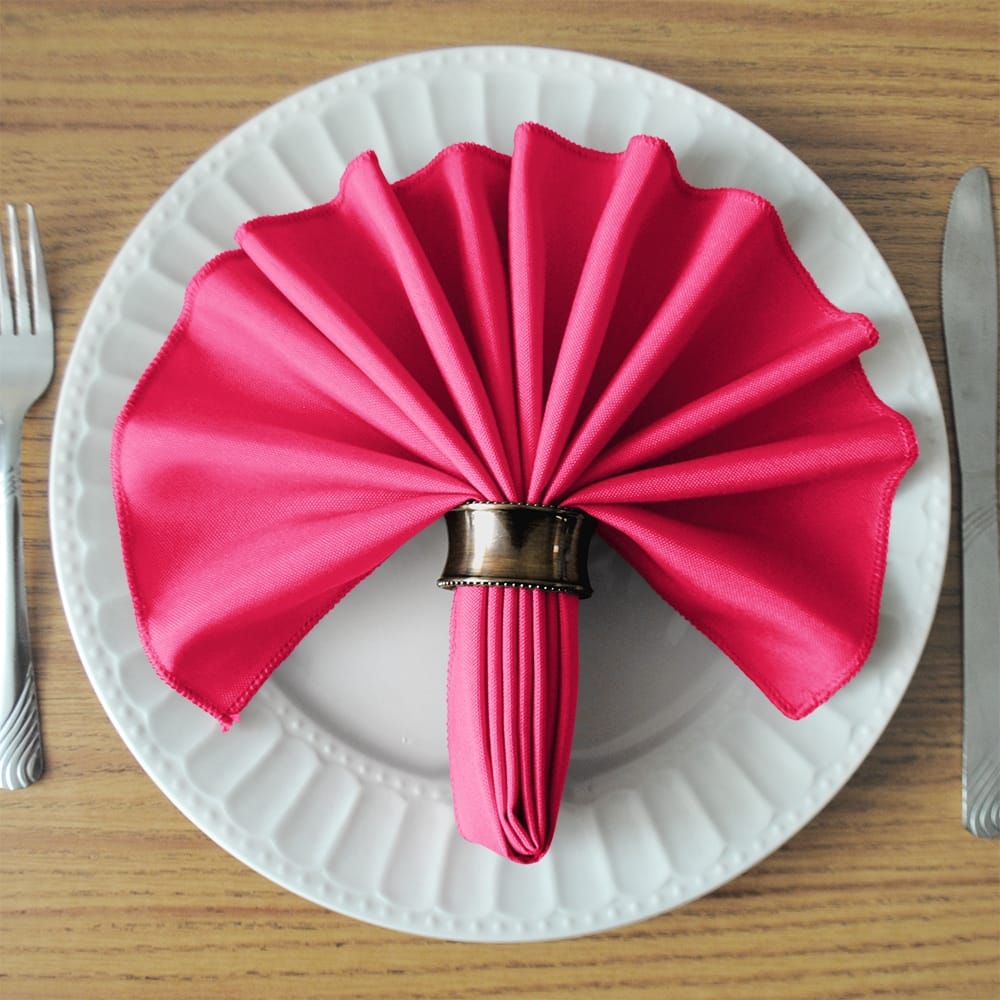 Fuchsia SimplyPoly Cloth Napkins