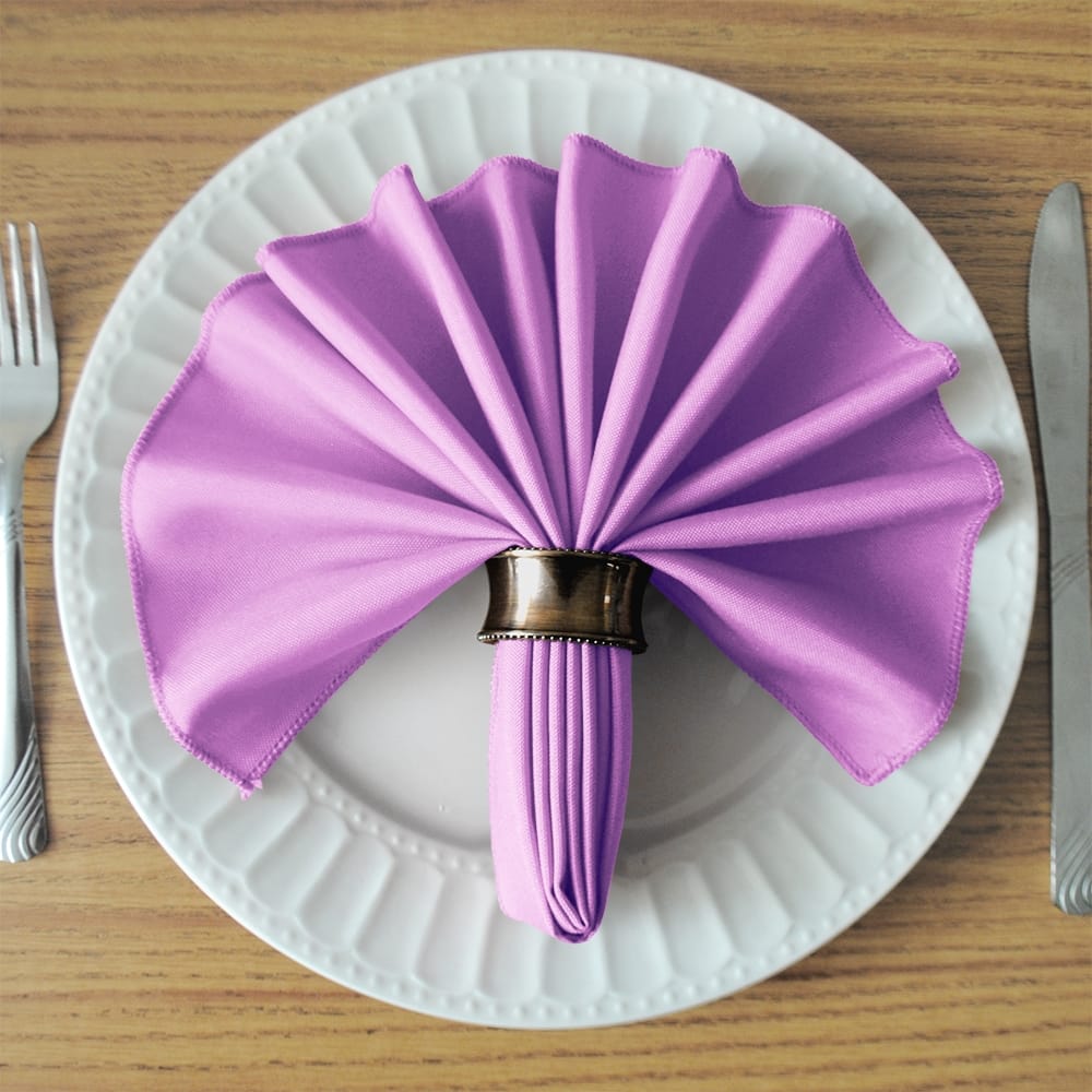 Lavender SimplyPoly Cloth Napkins