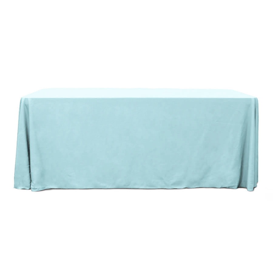 Baby Blue 6 ft. Floor Length  Rectangular SimplyPoly Tablecloths