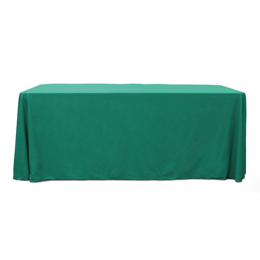 Dark Teal 6 ft. Floor Length  Rectangular SimplyPoly Tablecloths