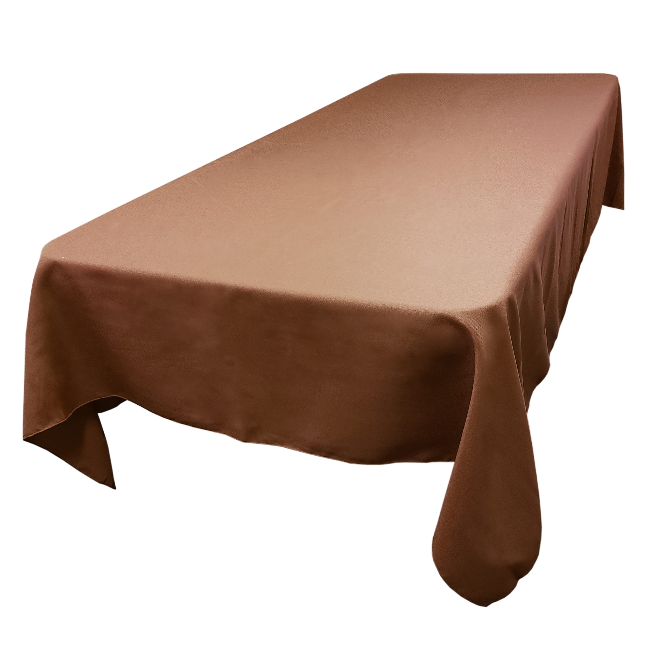 Chocolate 72 x 108 in.  Rectangular SimplyPoly Tablecloths