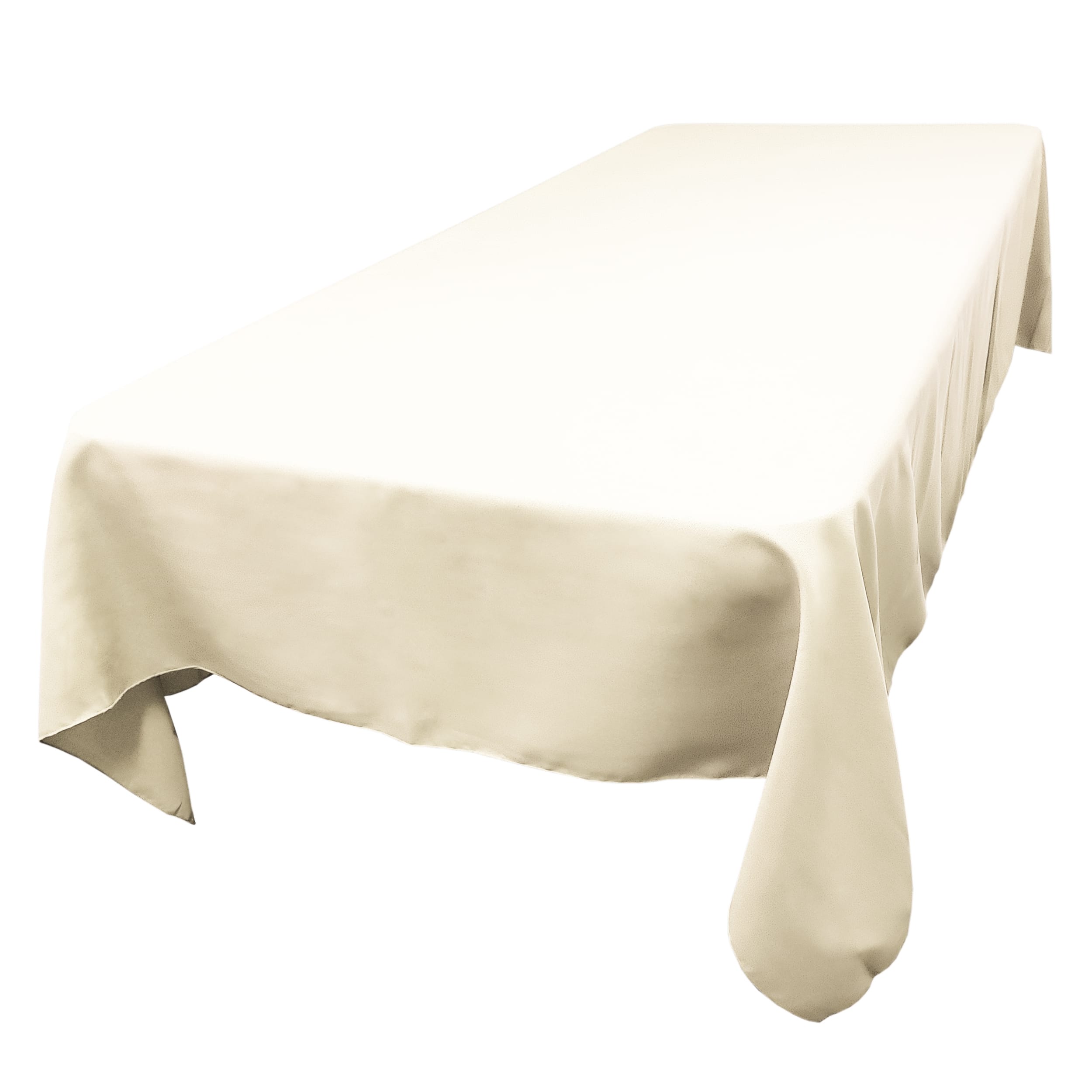 Ivory 60 x 120 in.  Rectangular SimplyPoly Tablecloths