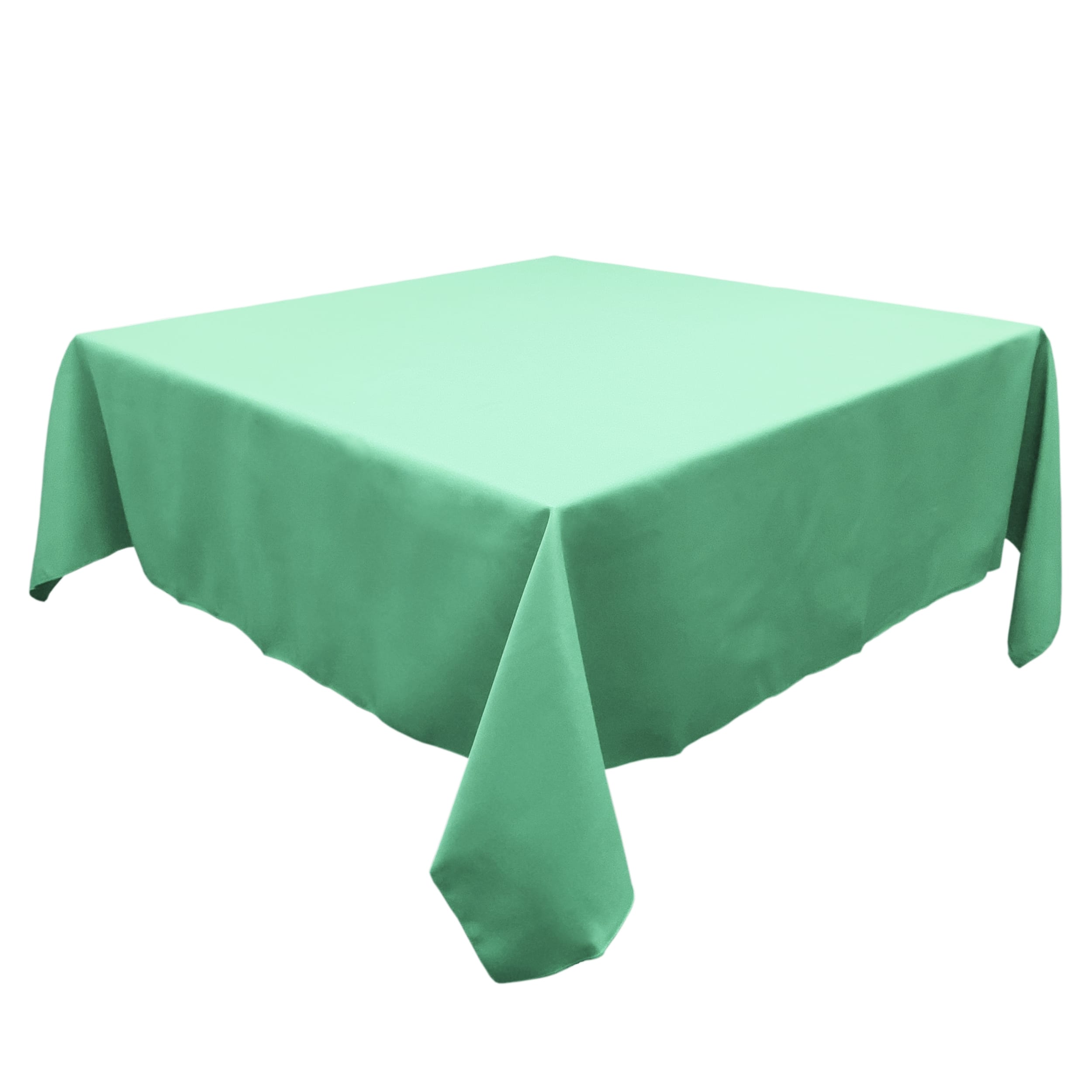 Aqua 45 in.  Square SimplyPoly Tablecloths