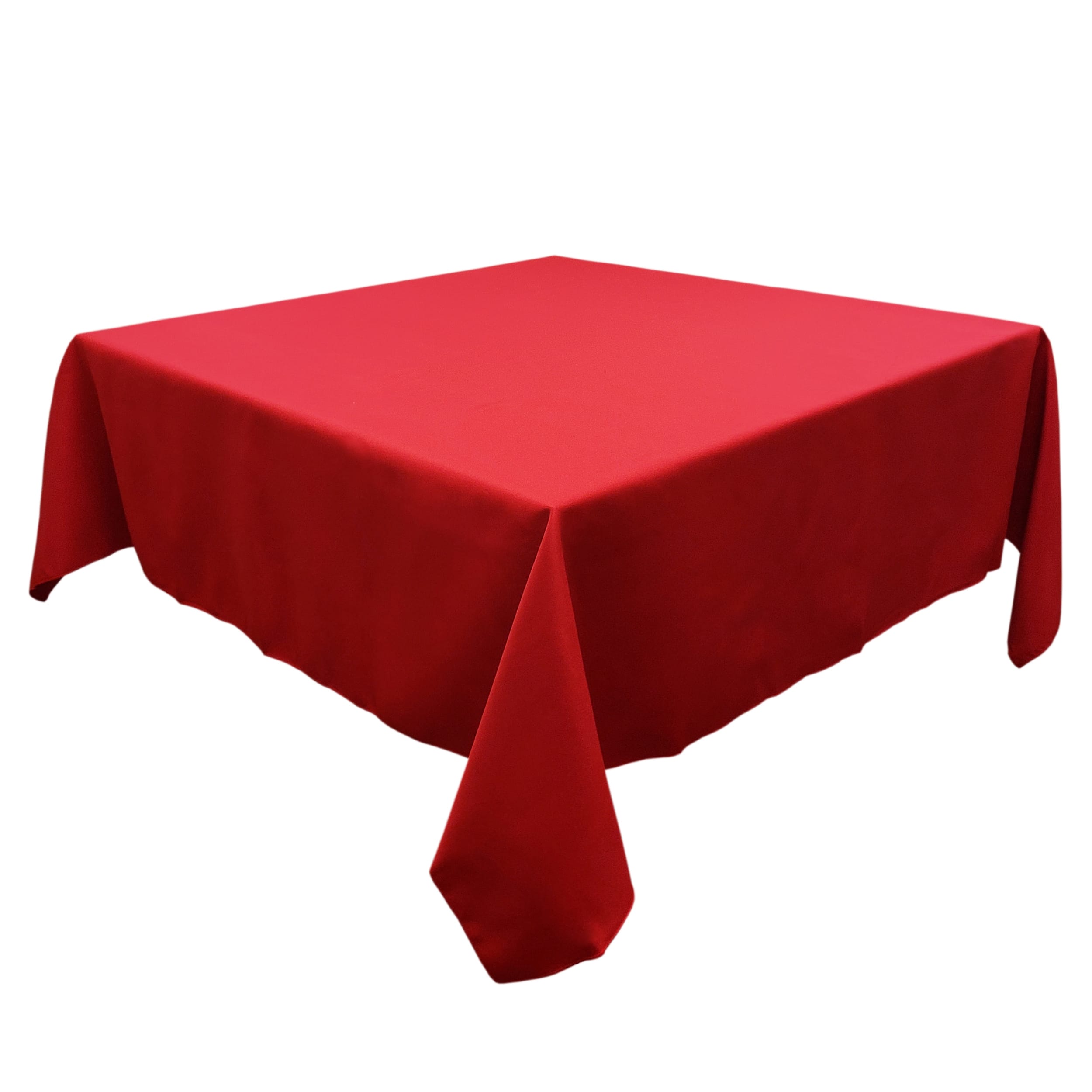 Holiday Red 72 in.  Square SimplyPoly Tablecloths