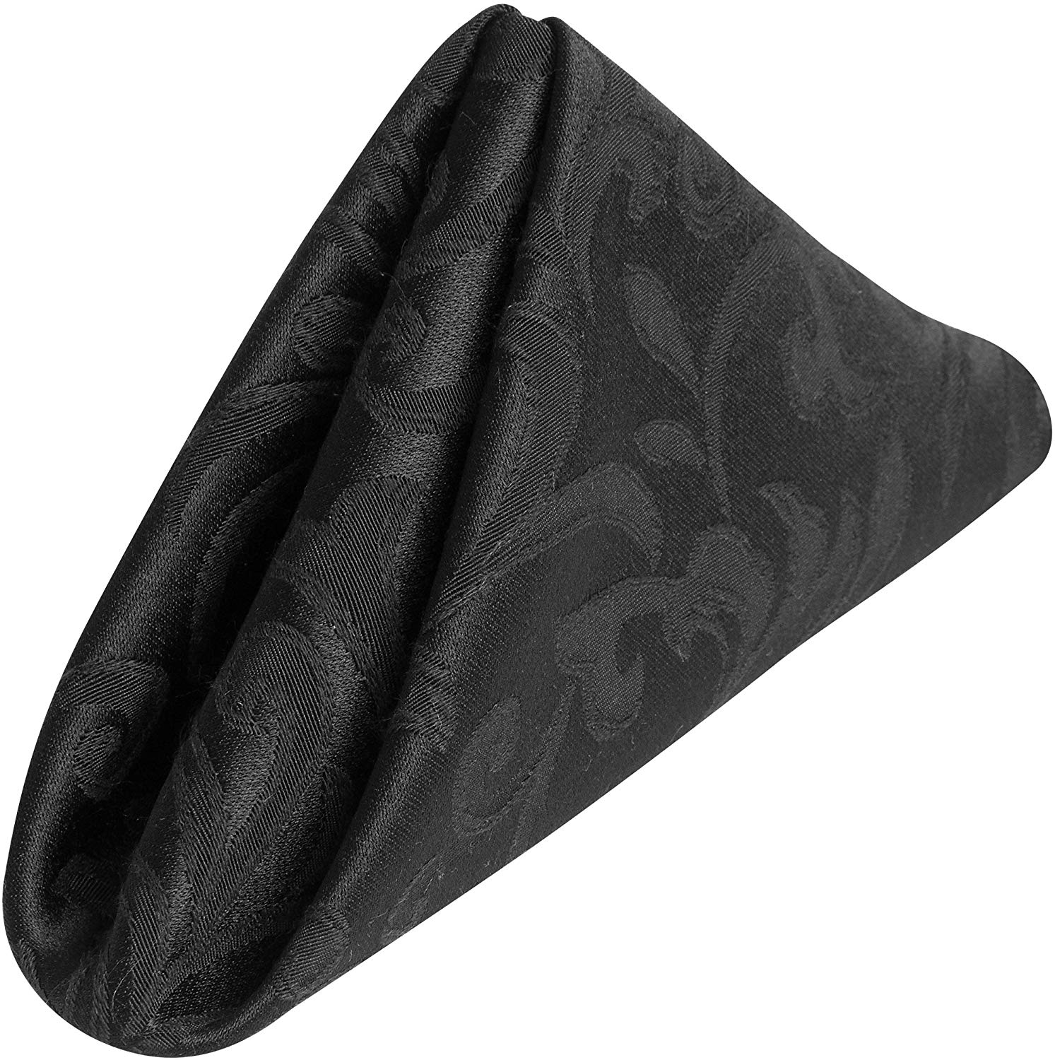 Black 17 in. Somerset Cloth Napkins