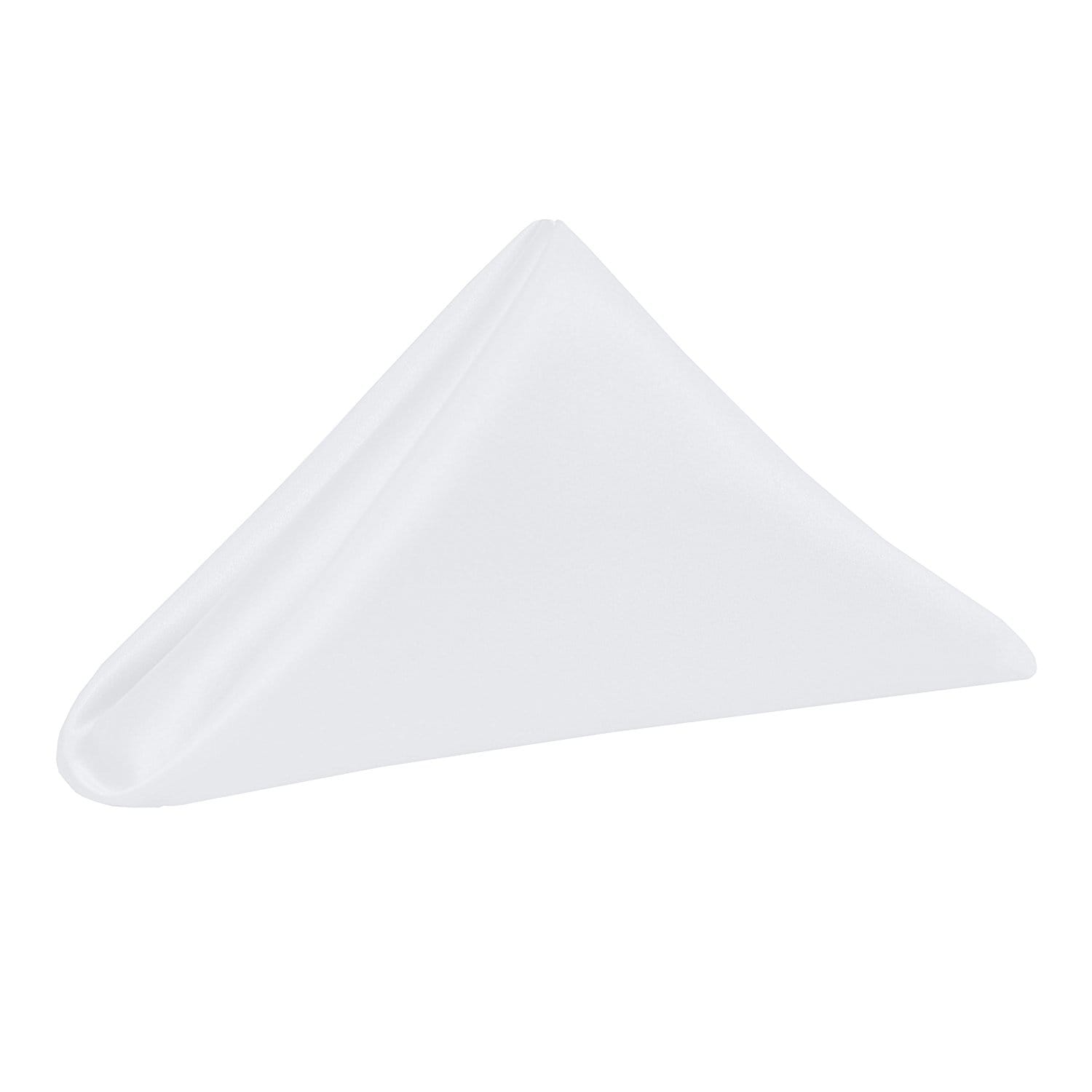 White 17 in. Duchess Cloth Napkins