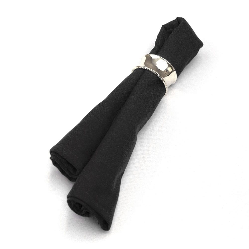 Black Signature Polyester Cloth Napkins