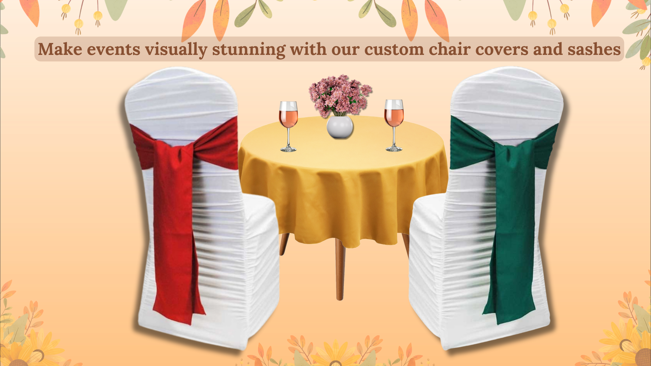 Elevate your Event by choosing the best Chair Covers from