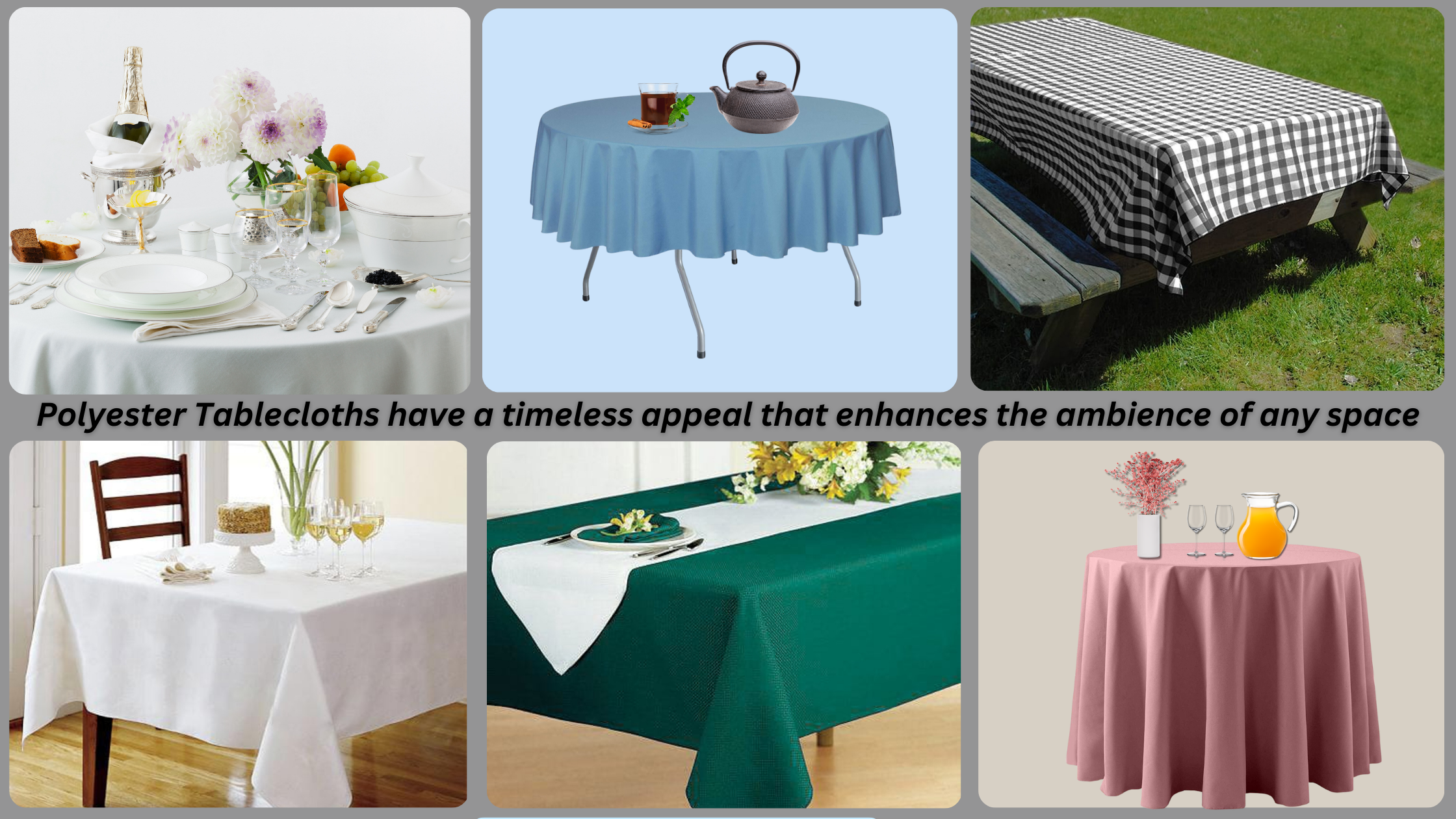 Tablecloth Example Why Polyester Tablecloths Deserve a Place in Your Home ...