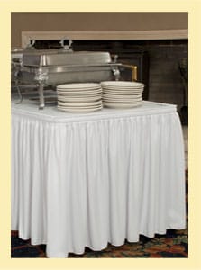 How to Skirt a Table - Table Skirting Instructions