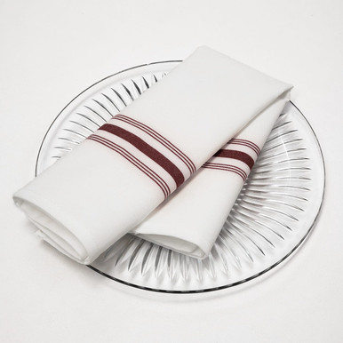 French Bistro Cotton Napkins in Bulk – TableLinensforLess