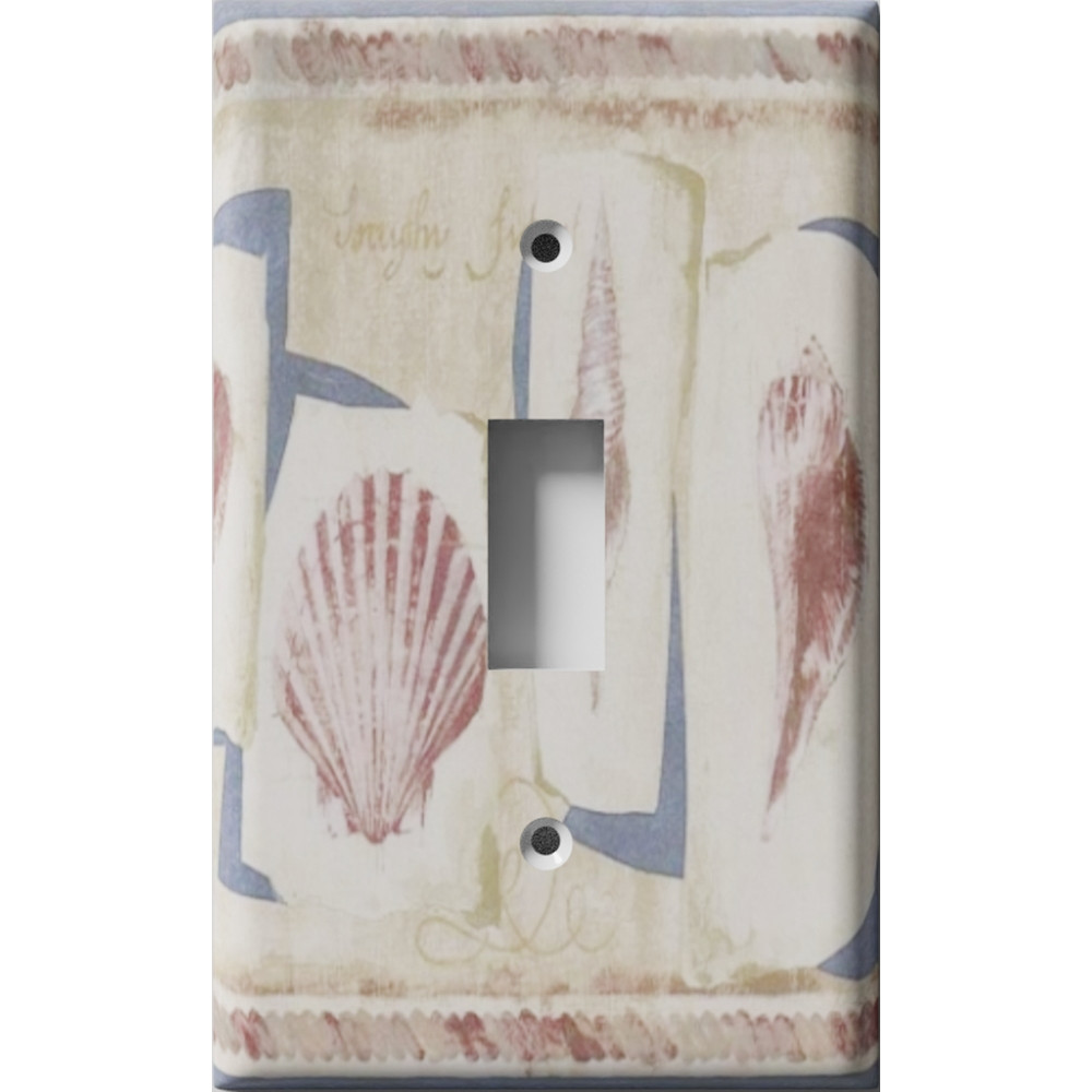 Shells 2 Decorative Light Switch Plate Cover - Snazzy Switch