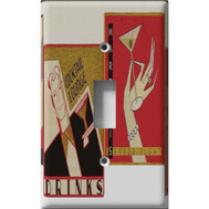 Martini Decorative Light Switch Plate Cover Martini Decorative Light Switch Plate Cover