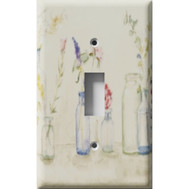 Simple Flowers Decorative Light Switch Plate Cover