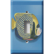 Yellow Fish Decorative Light Switch Plate Cover Yellow Fish Decorative Light Switch Plate Cover