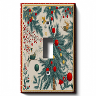 Woodland Holiday Decorative Light Switch Cover