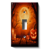 Halloween Moon Decorative Light Switch Cover