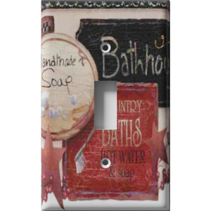 Baths Decorative Light Switch Plate Cover