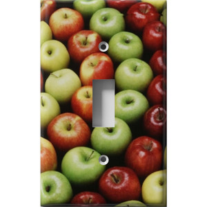 Colorful Apples Decorative Light Switch Plate Cover