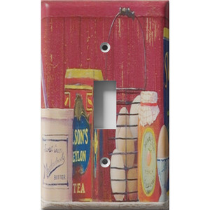 Cupboard Food Decorative Light Switch Plate Cover