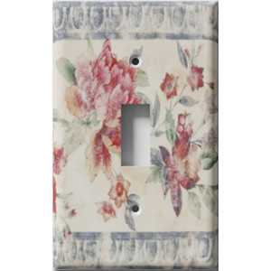 Explosion In Red Decorative Light Switch Plate Cover Explosion In Red Decorative Light Switch Plate Cover