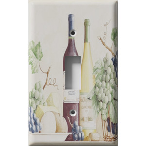Grapes and Wine Decorative Decorative Light Switch Plate Cover Grapes and Wine Decorative Decorative Light Switch Plate Cover
