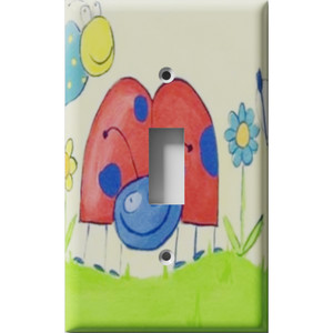 She's A Ladybug Decorative Light Switch Plate Cover