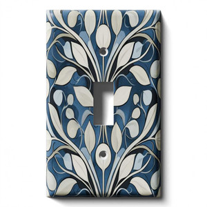 Midnight Botanica Decorative Light Switch Cover Plate Midnight Botanica Decorative Light Switch Cover Plate